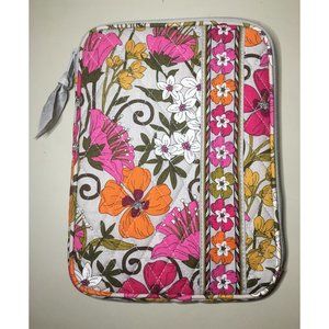 VERA BRADLEY Tea Garden Tablet Zip Case Pouch - Fits iPad Mini Kindle looks NEW